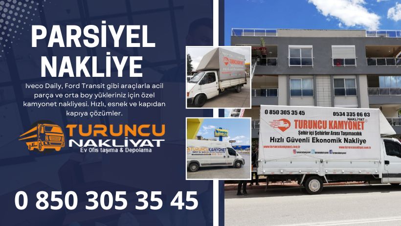 Pendik Antalya parça nakliyat