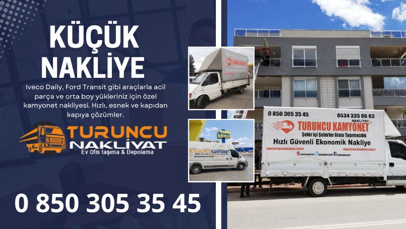 Küçükçekmece Antalya parça nakliyat